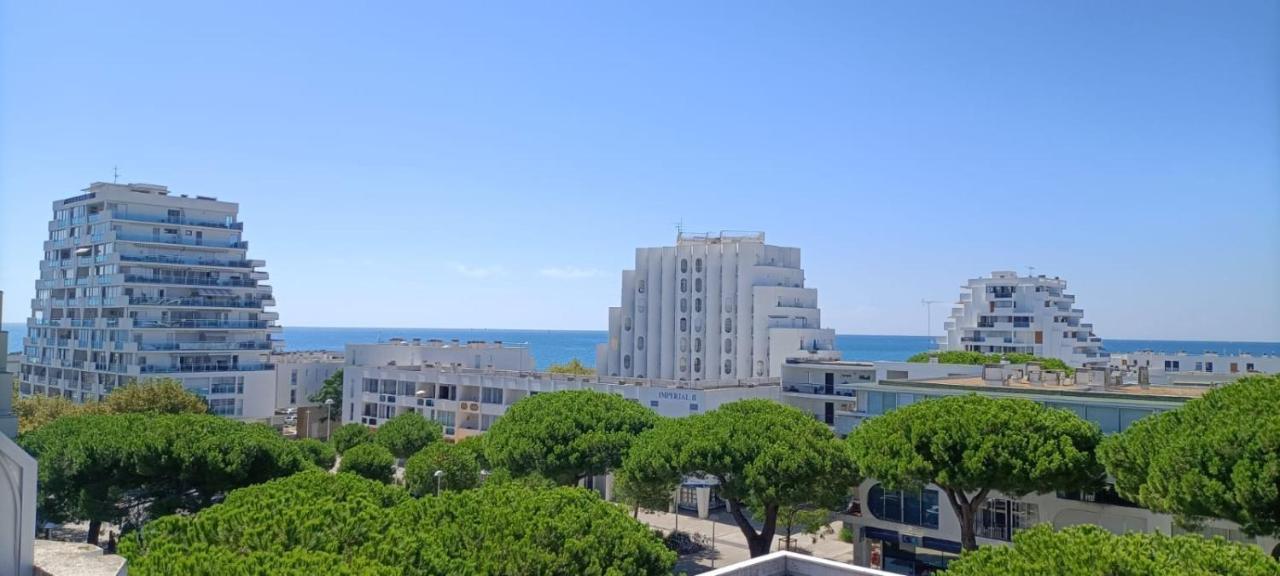 Le Semaphore - Studio Climatise, Grande Terrasse Vue Mer - Parking, Wifi La Grande-Motte Exterior foto
